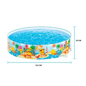 Pileta Facil Armado en Multicolor Y+Regalo Ligas para Peinar