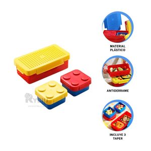 Taper con Forma de Piezas Multicolor Y+Regalo Stickers