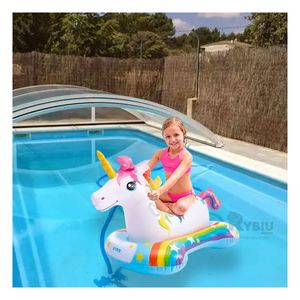 Flotador para Lagos de Unicornio 163x86cm Y+Papel de Regalo