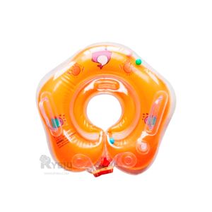 Flotador Divertido de Bebes para Verano en Anaranjado