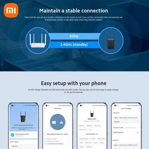 Repetidor de Wifi Range Extender Dual 24Ghz 5Ghz Xiaomi  AC1200