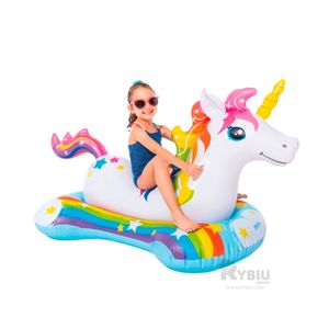 Flotante Inflable de Unicornio Y+Regalo Ligas para Peinar
