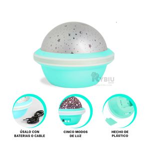 Proyector Estetico y Moderno Verde Agua Y+Agendita