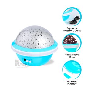 Proyector Versatil y Seguro Celeste Y+Papel de Regalo