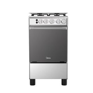 Cocina a Gas de 4 Hornillas Midea MGS20F0LJAGG  Silver
