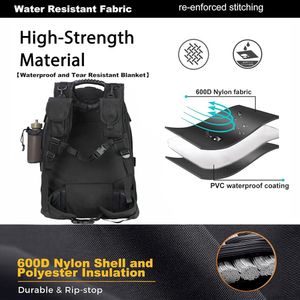 Mochila Hombre Capture 1022 Tactica Expandible Viaje Negro