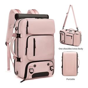 Mochila Mujer CAPTURE 7798 Viaje Laptop Rosada