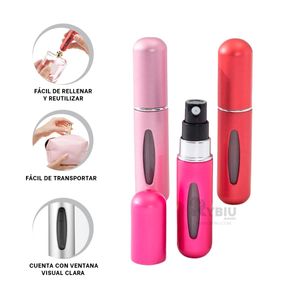 Atomizador Transportable de Perfume Multicolor Y+Agendita