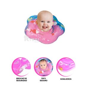 Flotador Util para Nadar Color Rosado Y+Regalo Stickers