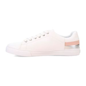 Zapatillas Tommy Hilfiger Laddi 2 Original Color Blanco y Rosado Para Mujer