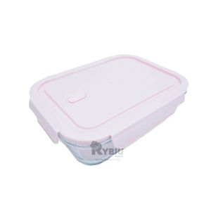 Taper Hermetico con 3 Divisiones Rosado Y+Papel de Regalo