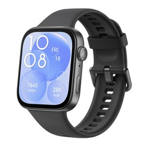Smartwatch Huawei Fit 3 pantalla AMOLED 1.82", resistente al agua 5ATM, batería hasta 10 días, 100 modos deportivos, negro