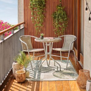 Juego de terraza Bistro Plus Gris