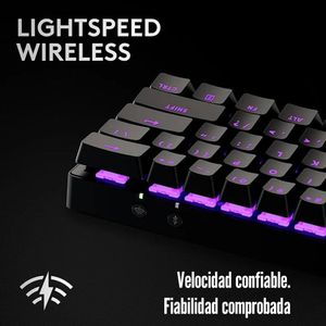 Teclado Logitech G Pro X 60 Lightspeed Wireless Tactile - Negro