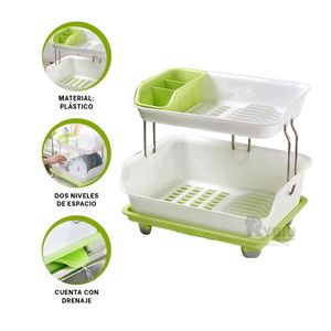 Secador Dinamico de Vajilla 2N Verde Y+Regalo Agendita