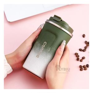 Vaso Termo Inteligente con Pantalla 510ml Verde con Blanco