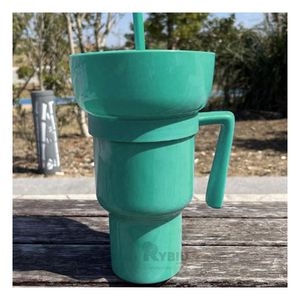 Envase Grande de Bebidas Verde Agua Y+Envoltorio de Regalo