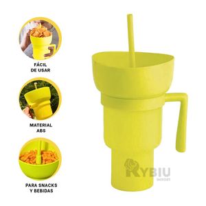 Envase Funcional en Tono Amarillo Y+Gift MiniAgenda
