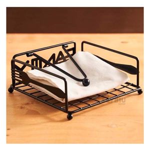 Servilletero para Restaurante Tono Negro Y+Regalo Agendita