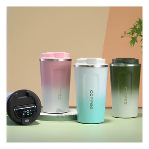 Vaso con Pantalla LED en Rosado con Blanco Y+Papel de Regalo