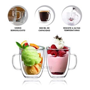 Taza Duradera de Coberturas enTransparente Y+Regalo Stickers