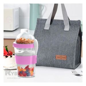 Vaso Moderno para Hogar 350ML Rosado Y+Papel de Regalo