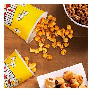 Cubeta Envase de Palomitas 7x17cm Amarillo Y+Regalo Stickers