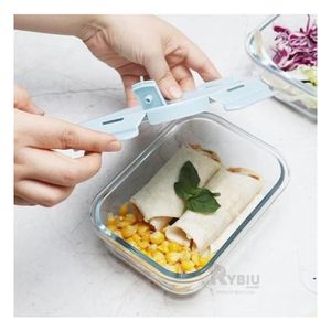 Taper Practico con 2 Divisiones Util con Tapa Celeste