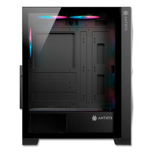 Gabinete Antryx RX-250, USB3.0, FRGB FAN X4, panel lateral de vidrio templado