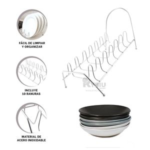 Repisa Moderno de 10 Ranuras en Acero Y+Post-it Adhesivos