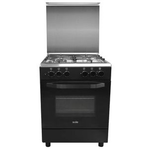 Cocina de Pie a Gas SOLE 4 Quemadores BAHAMAS GLP COSOL039 Negro