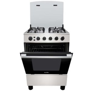 Cocina de Pie a Gas SOLE 4 Quemadores Punta Sal GLP COSOL027 Silver