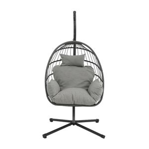 Silla colgante plegable con soporte Orange