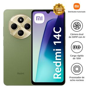 Celular Redmi 14C 6.88" 4GB RAM 256GB ROM  Sage Green