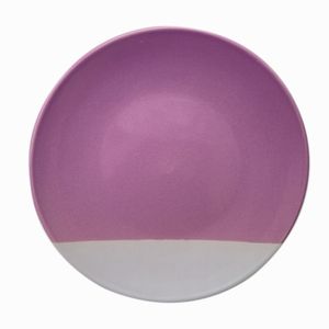 Setx4 Plato Postre Lila Duo Tone