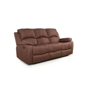 Sillon Reclinable Pietro 3 Cuerpos Marron