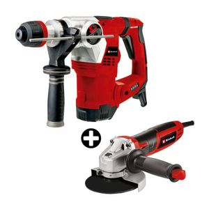 COMBO Einhell: Amoladora 4 1/2" 850w Tc-ag 125 + Rotomartillo 1250W TE-RH 32 4F