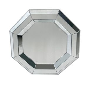 Espejo Octagonal 40 Cm Plateado