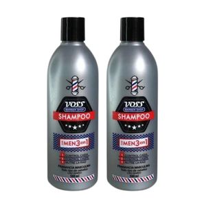 Shampoo For Men 3En1 Voss Anticaspa Y Anticaída 500 Ml x2unids