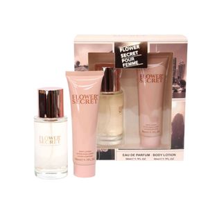 Set Flower Secret Colonia Y Loción Corporal De Dama R-CH212 x2Pzs.