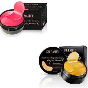 Mascarilla de Ojos Rubi Hidrata y Perlas Doradas Negras Dr Rashel