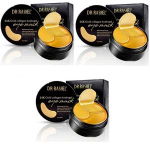 Mascarilla de Ojos Hidratante con Perlas Doradas y Negras - Dr Rashel 03 Unidad