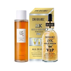 Tónico Facial Beaytu Of Joseon Ginseng Essence 150ml + 24K Gold VIP 99% DrRashel Serum Facial Antiedad