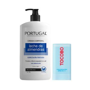Crema Corp Portugal Hidratación 700Gr + Protector Solar En Barra Tocobo SPF 50+++
