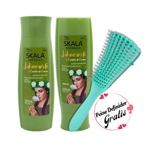 Shampoo-Acondicionador  Jaborandi-Camelia Skala Botánica + Cepillo Definidor Gratis