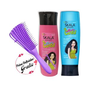 Shampoo-Acondicionador Mais Cachos Skala + Cepillo Definidor Gratis