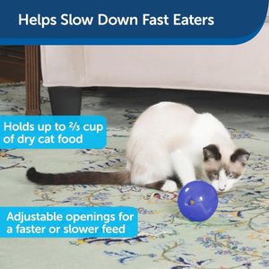 PetSafe SlimCat juguete interactivo azul, promueve ejercicio y enriquecimiento