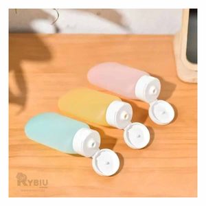 Set de Botellas de Viaje Recargable y Exprimirles Multicolor