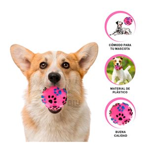Pelota de Plastico en Rosado Talla L Y+Papel de Regalo