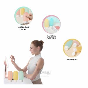 Pack de 3 Frascos para Crema Multicolor Y+Post-it adhesivos
